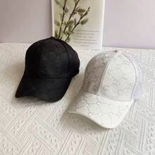 Damen (Herren) Buchstabenstickerei, verstellbar, lässige Baseballkappe, Outdoor, weich und bequem, einfach und atmungsaktiv, V-förmiger Straßendruck, Schwarz, Weiß, Khaki, Braun, lässig, Baumwolle, Stickdekoration, Frühling, Sommer, Herbst und Winter, Outdoor-Hüte für Paare, Sonnenschutzzubehör für Outdoor, [Multifunktionaler Modehut] vielseitiger atmungsaktiver Sonnenhut | lässige Sport-Baseballkappe | koreanische Mode-Entenschnabelkappe | verstellbarer Sonnenhut für Herren und Damen | winddichter Sonnenhut für Outdoor