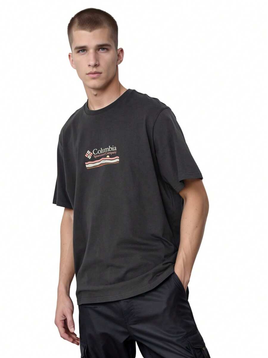 Columbia Explorers Canyon Back SS Tee - Shark Heritage - View 1