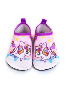 1 Pair Kids' Summer Water Shoes Outdoor Aqua Shoes Yoga Shoes Cartoon Anti-Slip Breathable Beach Shoes Training Shoes - Multicolor - View 5