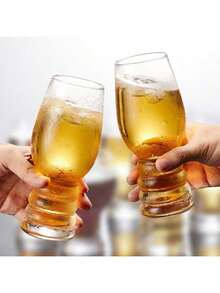 Ly bia không chân dung tích lớn, người bạn đồng hành lý tưởng để thưởng thức bia tươi, toát lên vẻ mạnh mẽ và cá tính. Thường được làm từ chất liệu thủy tinh dày dặn, chắc chắn, cho cảm giác cầm nắm vững chắc, thể hiện độ bền và tuổi thọ cao. - Trắng và trong suốt - Xem 8