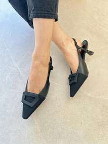 Elegant Basic High Heels, Versatile For Commute, Business, Fashion, Wedding, Outdoor - Black - View 1