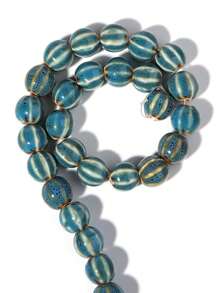 1 pieza Abalorios de calabaza de cerámica con rayas vintage, adecuados para hacer pulseras, collares, encantos de teléfono, joyería hecha a mano DIY, para primavera/verano