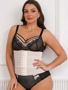 1PC, Walsh. A Waist Trainer With Abdominal Control Function. Women's Segmented Breathable Buckle Body Shaping And Abdominal Belt, Waist Protection Plastic Belt, Suitable For Sports, Running, Yoga, Daily Office Work, Shaping Belt, Women's Waist Trainer, Tight Corset, Abdominal Control, Sports Sweatband Shaping Belt, Sports Slimming Belt, Warm Sports Shaping Belt, Sports Shirt Burning Abdominal Fat Shaping, Fast Fat Burning, Wearing More - Apricot - View 2