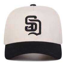AR 1pc Men's SD Embroidered Baseball Cap, Sports Hat, Adjustable, Sun-Protective, Casual, Suitable For Spring/Autumn Outings, Travel, Beach, Party