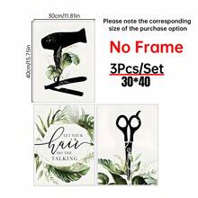 3pcs Wooden Framed Hair Salon Decor, Barber Shop,Beauty Salon Poster, Cosmetology Wall Art, Hairdresser Painting, Creative Canvas Poster, Waterproof Canvas Wall Art, Artwork Wall Painting For Gift, Bedroom Decor, Living Room Wall Decor, Home And Dormitory Decoration,Canvas Wall Art,Modern,Posters For Room,Home Decor,Room Decor Aesthetic,Canvas Wall Art,Wall Decor. - 3pcs - View 12