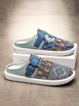 Lightweight Woven Slip-On Sandals, Versatile & Comfortable Casual Summer Slippers, Minimalist Style Unisex For Couples