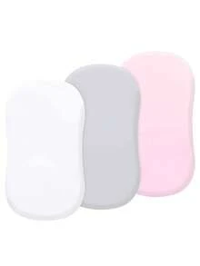 3 件套婴儿床单，多种颜色可选，超柔软婴儿床床单，通用，适用于摇篮椭圆形床垫，舒适爱情人节 - 多色 - 查看 8