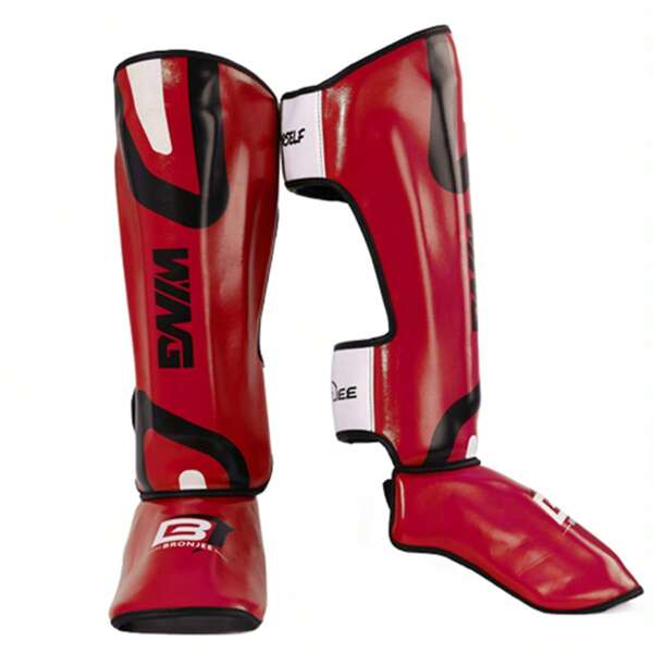Guardias de espinilla y protectores de pies de nueva diseño de la marca BRONJEE, protectores de pierna gruesos para artes marciales, Taekwondo, boxeo, MMA, Muay Thai, para hombres y mujeres, tallas XS-XL, 4 opciones de color