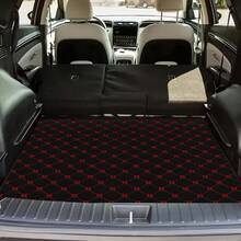 1 件印花后备箱垫，鲜艳的花卉图案，天鹅绒材质，易于清洁，保持车辆内部整洁并保护您的车辆内部，适用于 SUV、卡车和轿车 - 防刮、防滑、易于安装、户外野餐垫、货物衬垫 | 活泼的货物衬垫 | 优质汽车垫 | 防滑汽车后备箱垫 - 均碼 - 查看 12