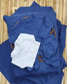 Knitting And Embroidery Maternity Leave - Agua verde azul - Ver 3