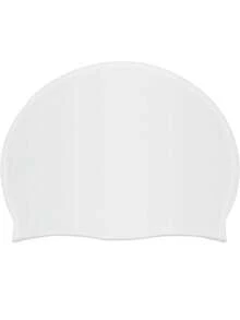 1 Pack Silicone Swim Cap Waterproof Non-Slip Comfortable Swim Cap High Elastic Swim Cap Unisex Swimming Equipment, Beach Essentials, Beach Accessories, Pool Float - Multicolor - View 12