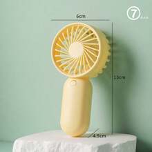 Portable Handheld Makeup Fan, Makeup Setting Tool, Women's Summer Cooling Device, Quiet Desktop Mini Electric Fan For Dorm