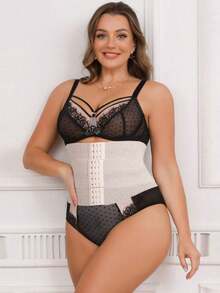 1PC, Walsh. A Waist Trainer With Abdominal Control Function. Women's Segmented Breathable Buckle Body Shaping And Abdominal Belt, Waist Protection Plastic Belt, Suitable For Sports, Running, Yoga, Daily Office Work, Shaping Belt, Women's Waist Trainer, Tight Corset, Abdominal Control, Sports Sweatband Shaping Belt, Sports Slimming Belt, Warm Sports Shaping Belt, Sports Shirt Burning Abdominal Fat Shaping, Fast Fat Burning, Wearing More - Apricot - View 3