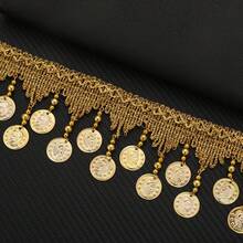 1码流苏流苏舞蹈流苏吊坠8厘米宽蕾丝缝纫配件服装DIY工艺品和手工艺材料饰边流苏缝纫流苏装饰高级定制流苏流苏饰边 - 彩色 - 查看 1