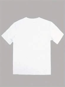 Christmas Tree Panda Print T-Shirt, Men's Casual Short Sleeve Summer T-Shirt 2025 - 白色 - 查看 2