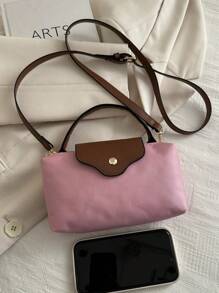 1pcmini Fashion Handbag Small Square Bag, Fashionable & Versatile Women Shoulder Bag Crossbody Bag, Solid Color Mini Purse, Fits Phone, Coins, Lipstick, Daily Use, Commute