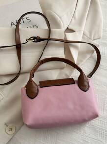 1pcmini Fashion Handbag Small Square Bag, Fashionable & Versatile Women Shoulder Bag Crossbody Bag, Solid Color Mini Purse, Fits Phone, Coins, Lipstick, Daily Use, Commute