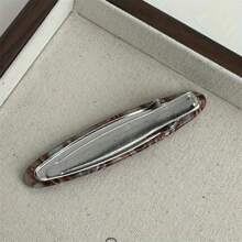Simple Acetate Hair Clip Side Pins Tortoiseshell Colored Bars Oval Shape Geometric Hairpin Women's Hair Accessories