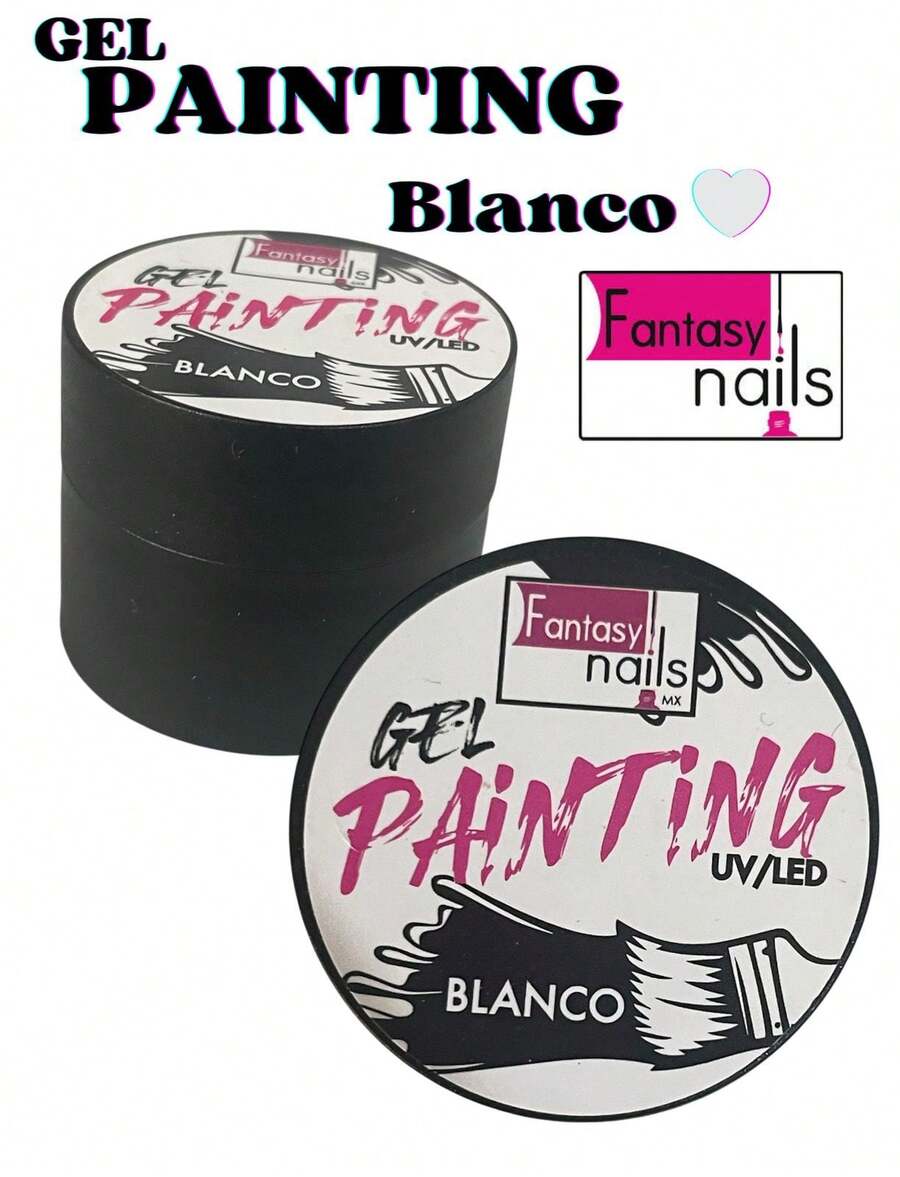 Gel Painting White / Blanco FANTASY NAILS - Blanco - Ver 1