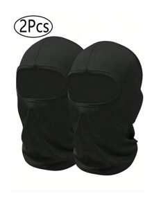 2 pièces/4 pièces Cagoule unisexe, masque de visage pour le cyclisme extérieur, la moto, le ski. Convient pour l'utilisation quotidienne, les voyages, la randonnée, le ski.