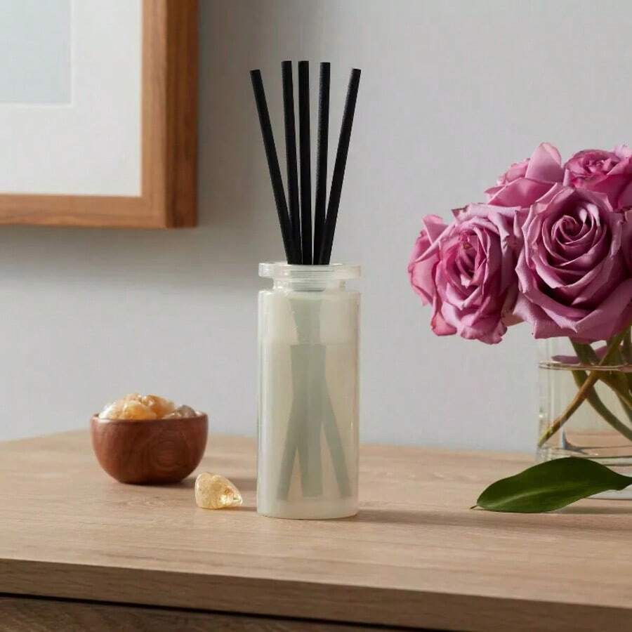 100ml Olive Leaf And Oud Black Label Fiber Oil Reed Diffuser: Bathroom Aroma, Fragrance Sticks - 1 - View 1