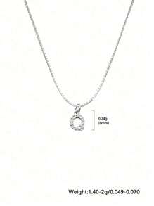 SYMFNY S925 Sterling Silver Initial Necklace 14K Gold Plated Dainty Letter A-Z Pendent Choker Necklaces For Women Jewelry Mother's Day Gifts