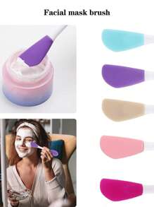 16pcs 2-In-1 Double-Sided Cleansing Brush Tool, Includes Dual-Head Manual Cleaning Brush & Face Mask Mixing Bowl Set, Reusable Cleaning Kit For Daily Skin Care Face Cleansing And Mask Preparation. Silicone Face Mask Brush And Mixing Bowl, Skin-Friendly, Soft And Flexible, No Odor Or Deformation. Lightweight And Portable, Suitable For Home And Travel Use.