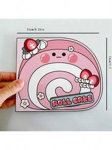 甜点蛋糕牛奶盒小鸭护肤套装、美甲贴纸、贴纸书、角色扮演装扮安静书 DIY 手工