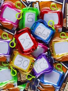 12pcs-Mini Magnetic Drawing Board, Backpack & Key Chain Memo Pad, Erasable Doodle Sketch Writing Board, Birthday Party Favors & Gift Bag Filler Back ToSchool Valentine Day Valentine DAY, Valentines Wedding, Birthday Party Favors