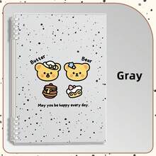 A5/B5 笔记本/日记本，水豚主题，60 张，活页记事本，优质厚纸，非常适合学校、办公室和家庭，返校