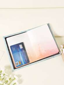 1pc A-Z 26 Letters Fashionable Letter Print Stylish Burgundy Passport Cover, Premium PU Leather Passport Wallet With Multi-Card Pockets For Credit Cards, Boarding Passes, And IDs, Compact And Portable Travel Essentials Organizer For Women, Men Graduation - Pink - View 6