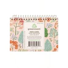 3"X5" 50ct Spiral Index Cards: Multicolored Art & Design Notecards, Special Rule, Uncoated Paper Basics - 1 - View 2