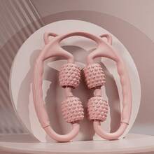 1pc Leg Shaper Massager, Yoga Roller With 4 Wheels For Muscle Relaxation - Multicolor - View 2