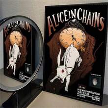 1 Pc Unframed Posters Wall Arts Pop Retro Music Alice In Chains Poster Art Paper Coffee House Bar Room Wall Decor - Multicolor - View 25