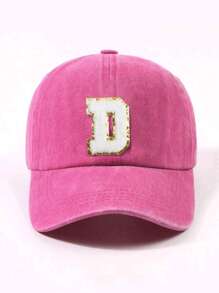 1 st. Kinderen' 26 Letters Baseball Cap Truck Driver Hat, Modieuze Casual Cap Voor Meisjes Terug Naar School Dagelijkse Kleding
