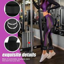 Sangle de cheville de fitness, boucle pour l'entraînement des fessiers et de l'extension des jambes, sangle de cheville pour rack de squat, accessoires de gym pour les chevilles