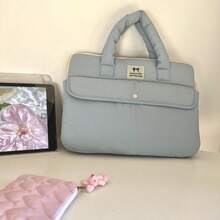 YOONI 1 件韩国 Ins 简约多层收纳包，功能强大，全新防震 11/13/15 英寸 iPad 内袋，可爱笔记本电脑收纳包，送朋友礼物开学季礼物返校