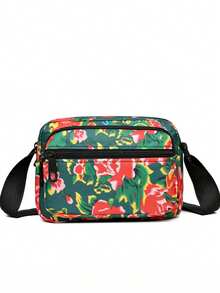 National Shoulder Crossbody Bag Northeast Big Flower New Bag Large Capacity Middle-Aged Personalized Country Fashion All The Leisure Bag Phone Bag - Multicolor - View 12