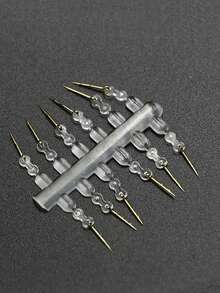 12 szt. akcesoriów do połowu karpi, metalowa przynęta, kolce, przynęta, żądło, kulki, szpilka, przezroczysta guma, kukurydza, Ronnie, włos, zestaw do karmienia karpi - Wielokolorowe - Zobacz 4