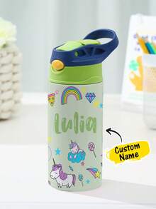 Botella de acero inoxidable - unicornio - Ver 16