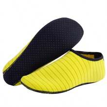 1 件装软底速干沙滩袜男女款游泳鞋海边户外速干凉鞋，适合游泳、划船、徒步旅行、冲浪 - 透气轻便，沙滩必需品，沙滩配件，泳池浮球 - 黃色 - 查看 10