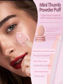 15 Pieces Of Professional Makeup Tool Set, Foundation Make-Up Makeup Mixing Beauty Sponge, Mixing Makeup And Beauty Tools, Reusable Makeup Powder Puff, Including 3pcs Makeup Sponge, 3pcs Triangle Powder Puff, 3pcs Mini Triangle Powder Puff, 3pcs Mini Makeup Sponge, 3pcs Mini Finger Powder Puff