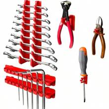 Werkstattregal 1152 x 780 mm Stapelboxen Lagersystem Wandregal Werkzeughalterungen Schüttenregal Sichtlagerkästen Extra Starke Wandplatte Regal Erweiterbar Lagerregal ITBNN600x4-U2001-MIX33 - Itbnn600x4-u2001-mix331 - Übersicht 6