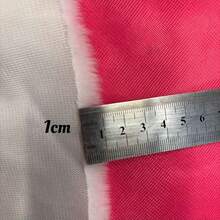 1 码 1 厘米厚仿兔毛面料，DIY 毛绒纺织品，用于制作毛毯、地毯、保暖服装、帽子、围巾、手套、绒球、鞋包衬里、摄影背景 - 杏色 - 查看 5