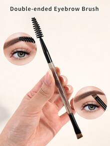 MAANGE 13pcs Professional Soft Aluminum Tube Makeup Brush Set,Soft Foundation Brush, Eyeshadow Brush, Eyebrow Brush, Blending Brush,Highlight Brush,Concealer Brush,Makeup Brush For Powder Liquid Cream,For Daily Use And Travel,Makeup Accessories Gifts For Friends ﻿ ﻿ ﻿ - 黑色 - 查看 8