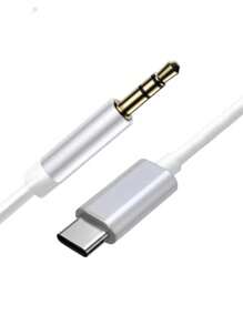Cable adaptador de audio de 3.5 mm a Tipo-C para iPhone 15/16, Galaxy S23, S23+, S23 Ultra, S22, S22+, S22 Ultra, S21, S21+, S21 Ultra, S20 Ultra, S20, Z Flip, S20+, S9, S8 Plus, Pixel 5, 4, 3a, XL, compatible con iPhone 15 Plus, iPhone 15 Pro Max, iPad Pro 2020/2018 y talla grande.