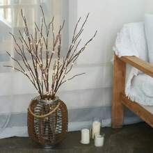 1PC 50LED Copper Wire Birch Branch Light,Available In White And Brown,Suitable For Living Room,Bedroom,Party Decoration