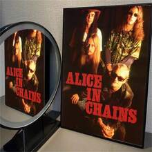 1 Pc Unframed Posters Wall Arts Pop Retro Music Alice In Chains Poster Art Paper Coffee House Bar Room Wall Decor - Multicolor - View 27