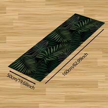 1pc Green Plant Abstract Pattern Non-Slip Diatomite Clay Kitchen Carpet, Rug, Mat, 3D Printed Rectangle, Suitable For Living Room, Bedroom, Corridor, Bathroom, Laundry Room - Polyester Carpet, For Indoor And Outdoor Home Decor - FUCFD183 - View 15