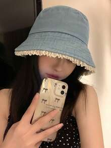 New Casual Brimmed Bucket Hat, Versatile Sun Protection Summer Bucket Hat, Spring/Summer - Bucket Hat - View 11